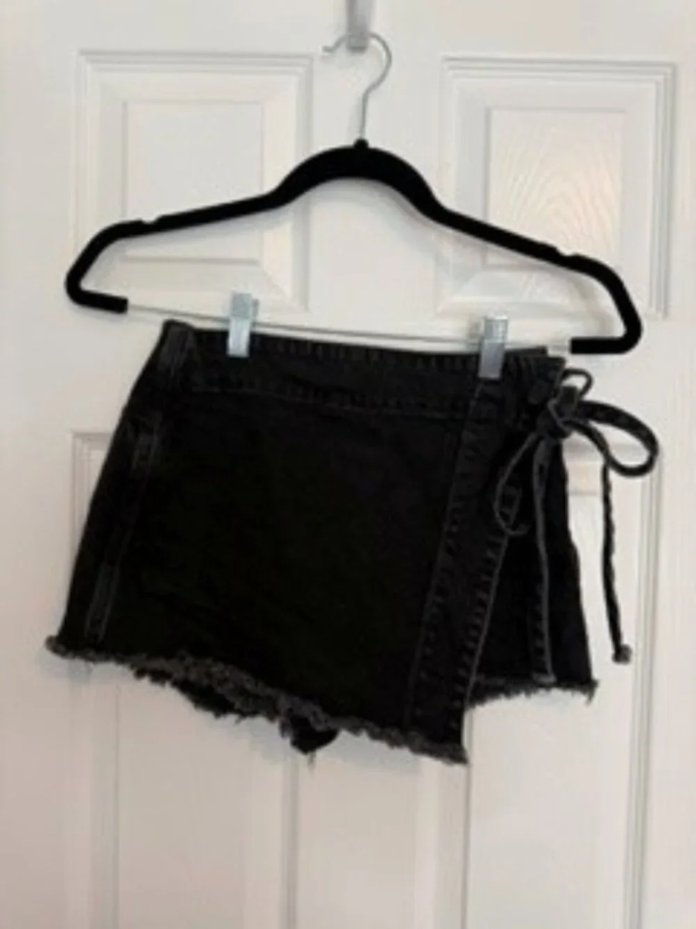 Free People Black Skort